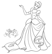 Cendrillon Coloriage En Ligne